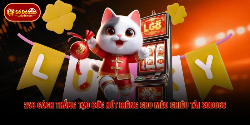 243 cách thắng tạo sức hút riêng cho mèo chiêu tài SODO66 